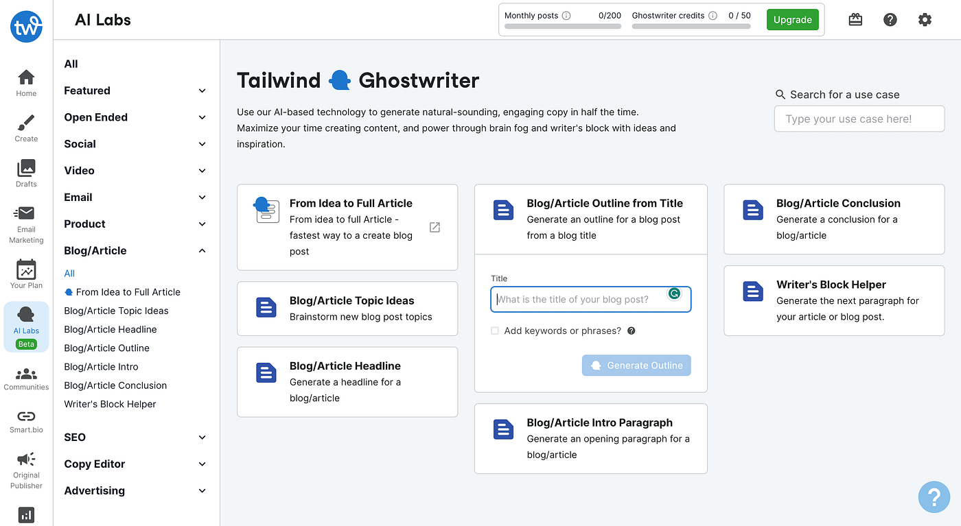 Best AI Writing Tools: Copy.ai