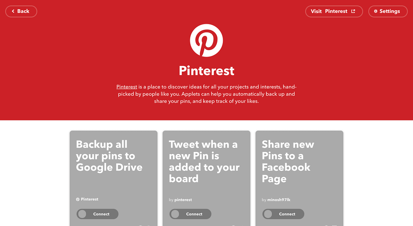 Pinterest Marketing: IFTTT