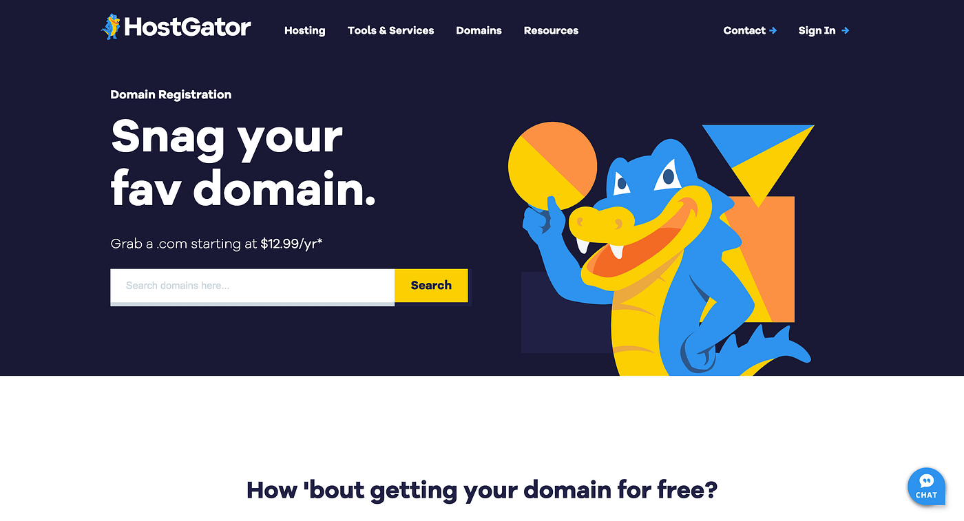 Domain Name Cost: HostGator